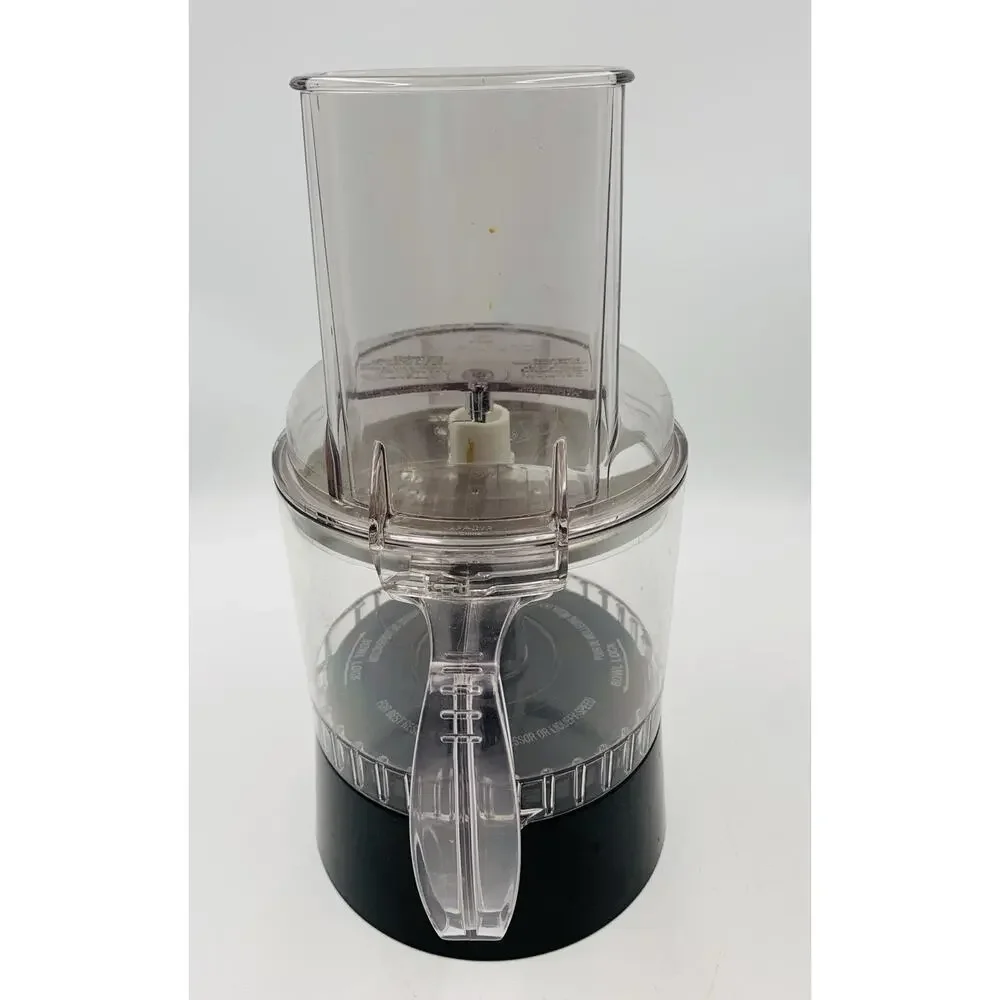 Cuisinart AFP-7 Smart Power Duet Food Processor Used Color Black W/Blade